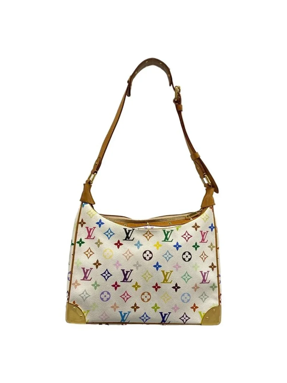 Louis Vuitton Shoulder Bag Monogram Multicolor Boulogne Blanc